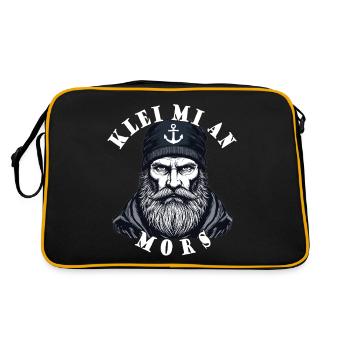 East Frisian North Sea Seaman Klei Mi An Mors - Retro Bag - black/gold - Back