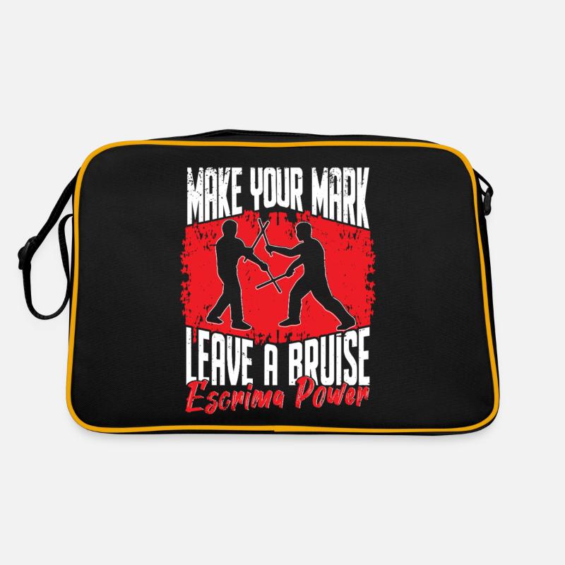 Escrima Power Arnis Arts Martiaux Sac Retro
