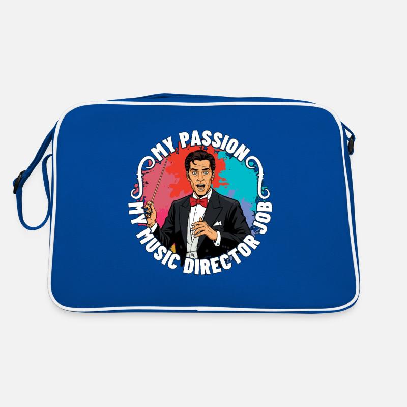 Music Director My Passion My Music Lover Musician Retro Tasche