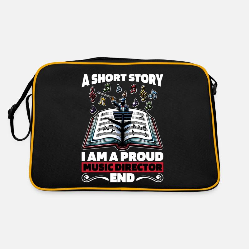 Music Director A Short Story I Am A Band Director Retro Tasche