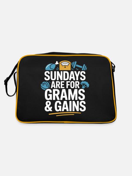 Prepared Squad Meal Planner Food Organization - Retro Bag - black/gold - Back