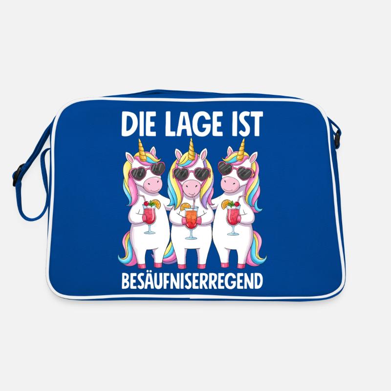 Die Lage Ist Besäufniserregend Retro Tasche