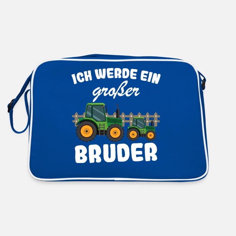 Nachwuchs Verkünden | Ich Werde Großer Bruder 2026 Retro Tasche