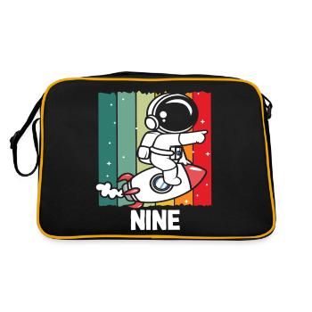 Astronaut Adventure Neuvième anniversaire - Sac Retro - noir/or - Dos