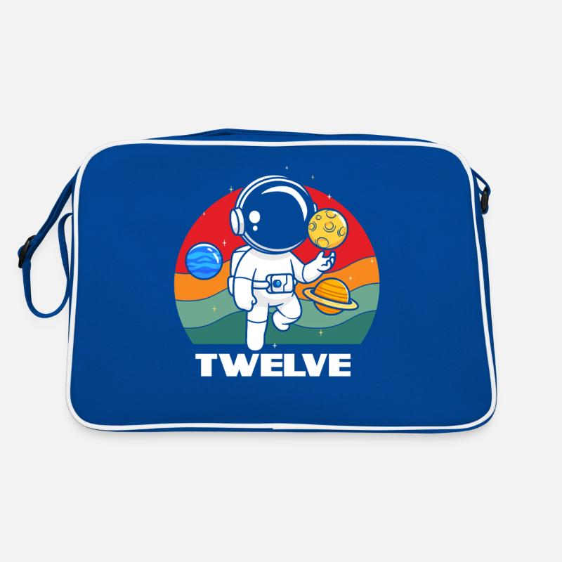 Astronaut Twelve Birthday Adventure Retro Bag