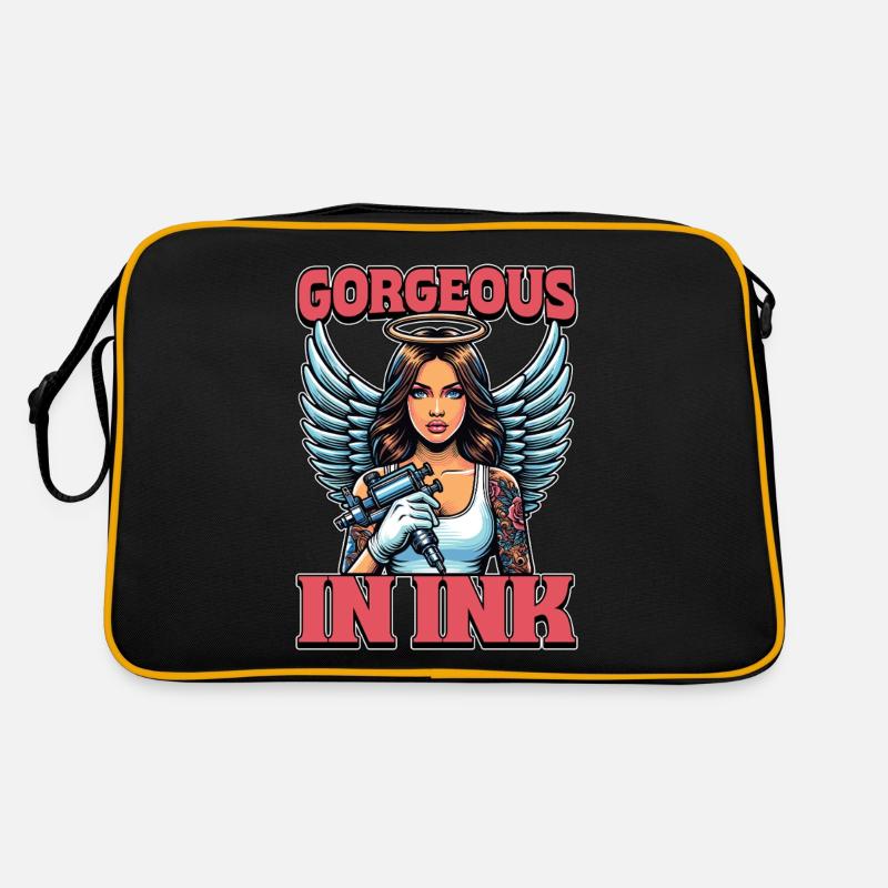 Tattoo Artist Gorgeous In Ink Tattooer Tattoo Art Retro Tasche