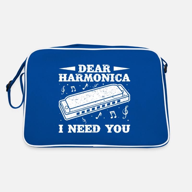 Harmonica Musican I Need You Harmonica Retro Bag
