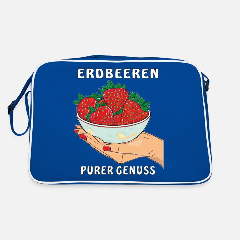STRAWBERRIES HAND PURE ENJOYMENT Retro Bag