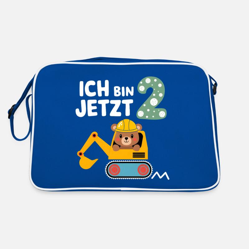 I'm Now 2 Bagger Bear 2nd Birthday Retro Bag