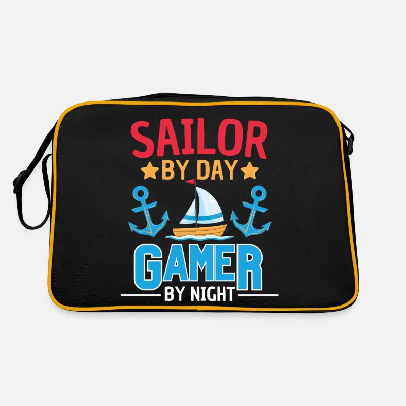 La voile rencontre le design de jeu Sac Retro