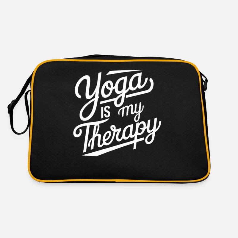 Yoga Is My Therapy Retro Bag