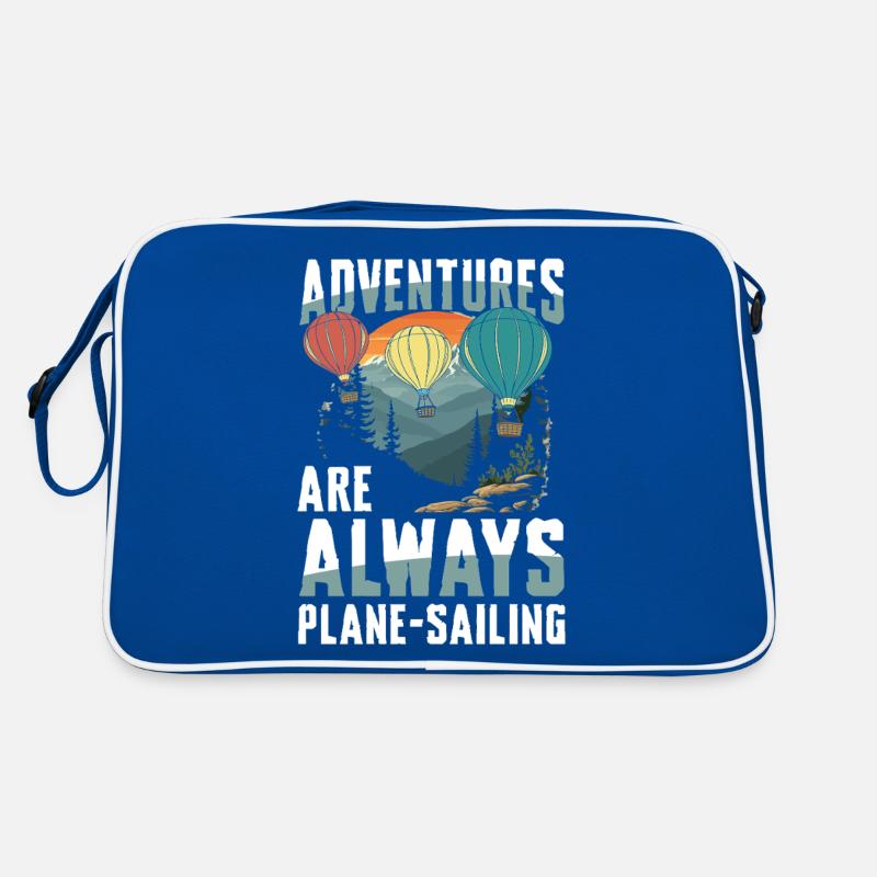 Abenteuer Sind Immer Plane-Sailing Retro Tasche