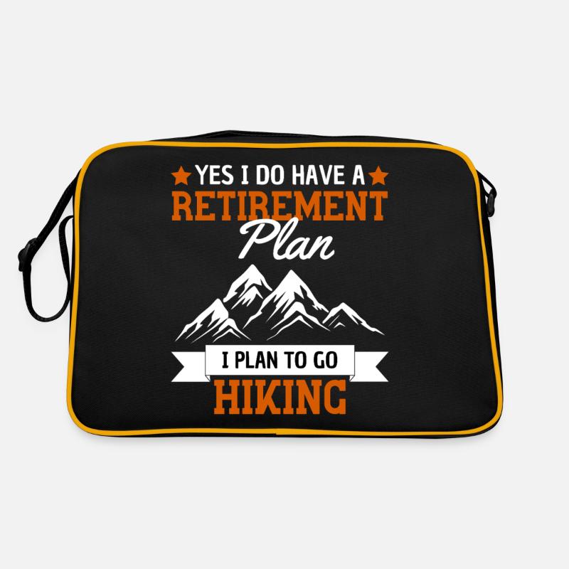 My retirement plan: Go hiking Retro Bag