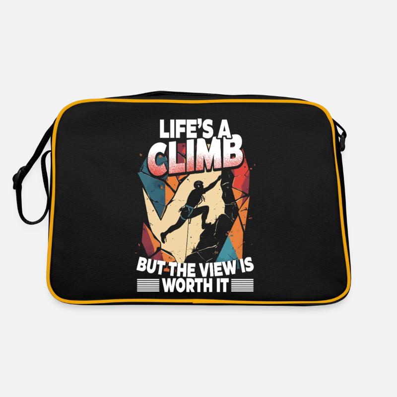 Indoor Climbing Life's A Climb Retro Bag