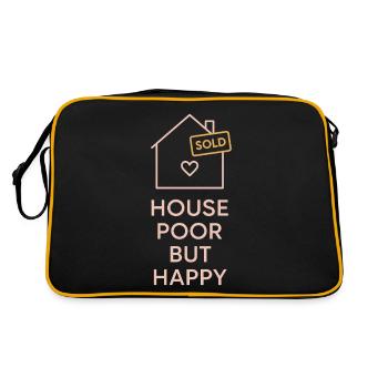 First Homebuyer Gift Neuhause-owner Humor - Retro Bag - black/gold - Back