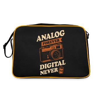 Retro Camera Club Analog Photography Film Roll - Retro Bag - black/gold - Back