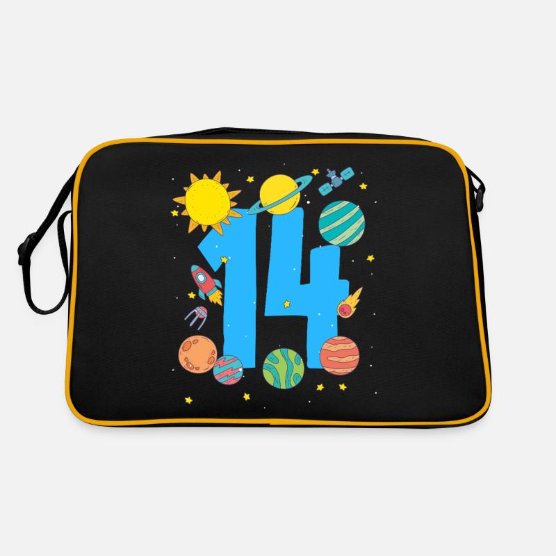 Expérience d’anniversaire galactique avec le numéro 14 Sac Retro