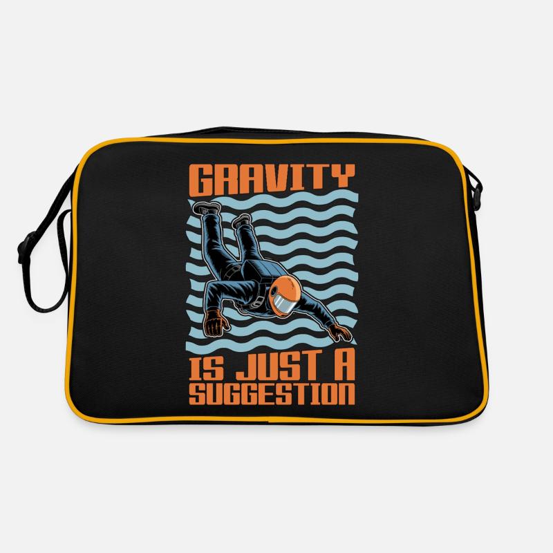 Skydiving Gravity Is Just A Suggestion Parachuting Retro Bag