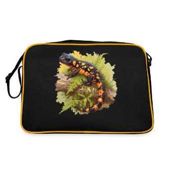 Salamanders Salamander - Retro Bag - black/gold - Back