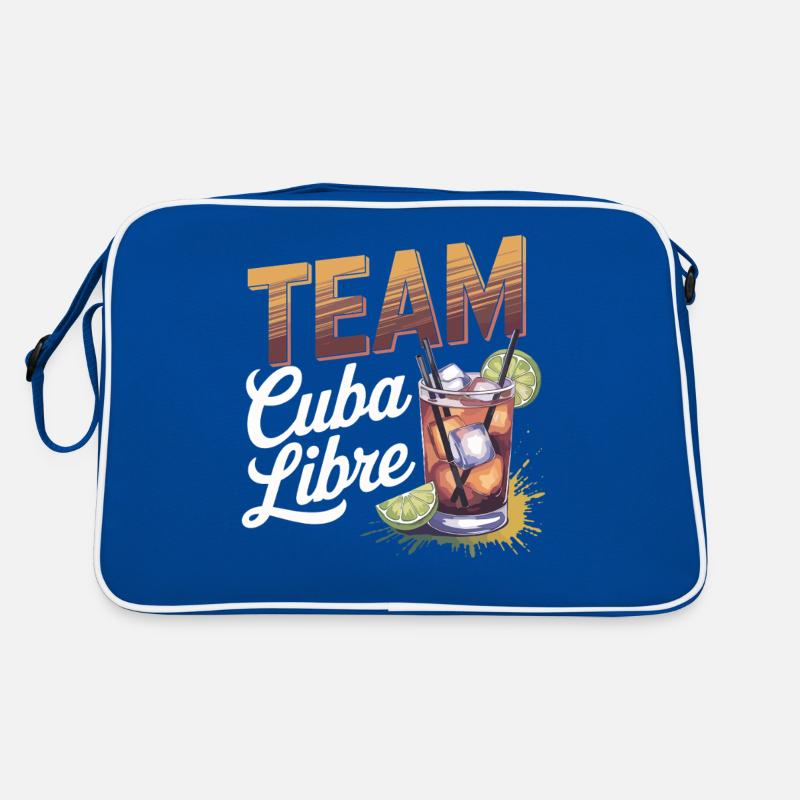 Cocktail Bartender Team Cuba Libre Sac Retro