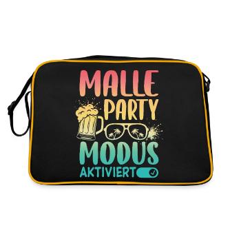 Mode Malle Party activé - Sac Retro - noir/or - Dos