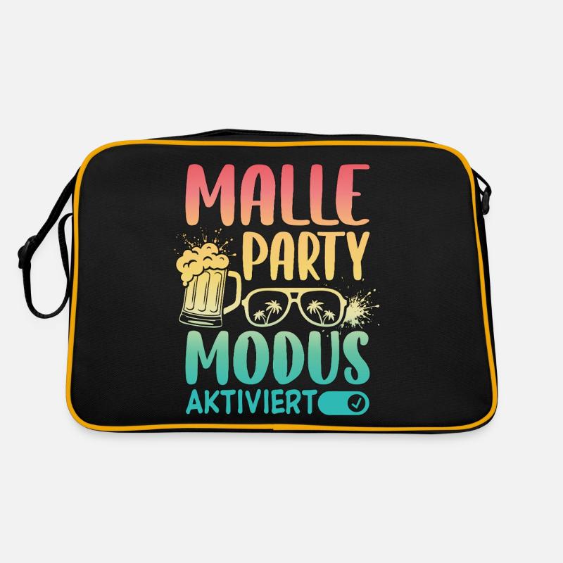 Malle Party Mode Enabled Retro Bag