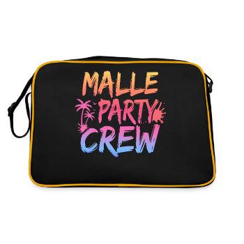 Malle Party Crew Vacances de Majorque - Sac Retro - noir/or - Dos