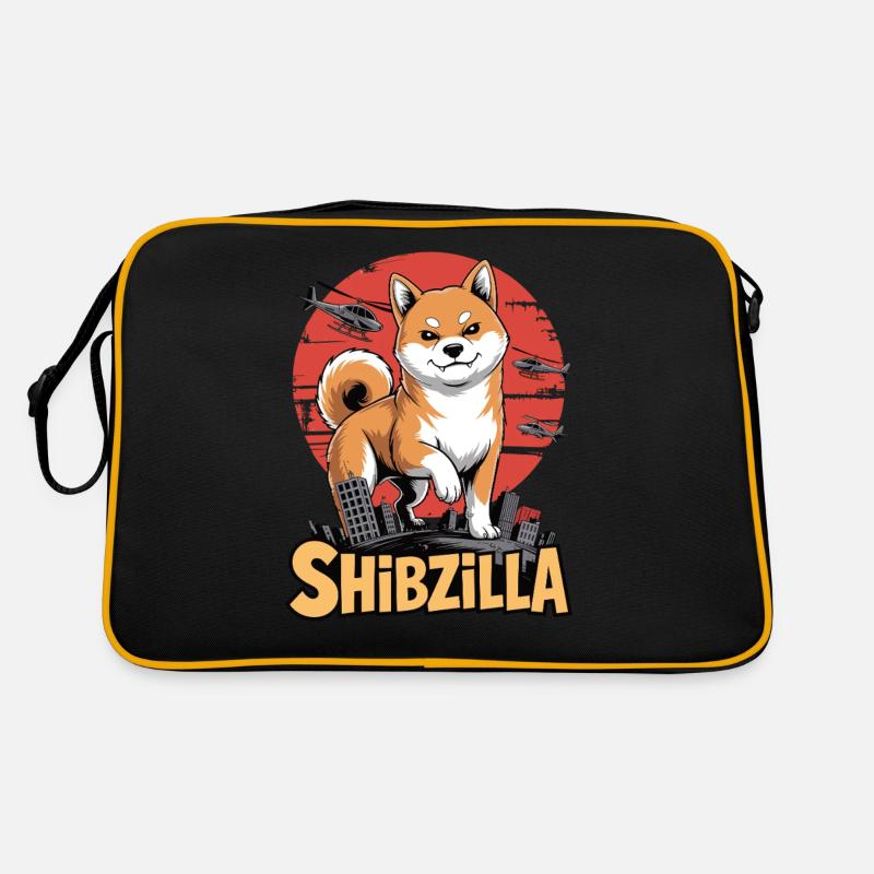 Shibzilla – Chaos with Side-Eye Retro Bag