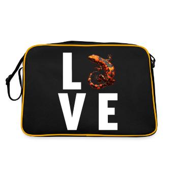 Salamanders Salamander - Retro Bag - black/gold - Back