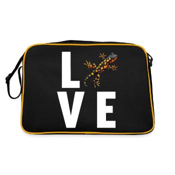 Salamanders Salamander - Retro Bag - black/gold - Back