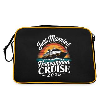 Croisière lune de miel 2025 - Sac Retro - noir/or - Dos