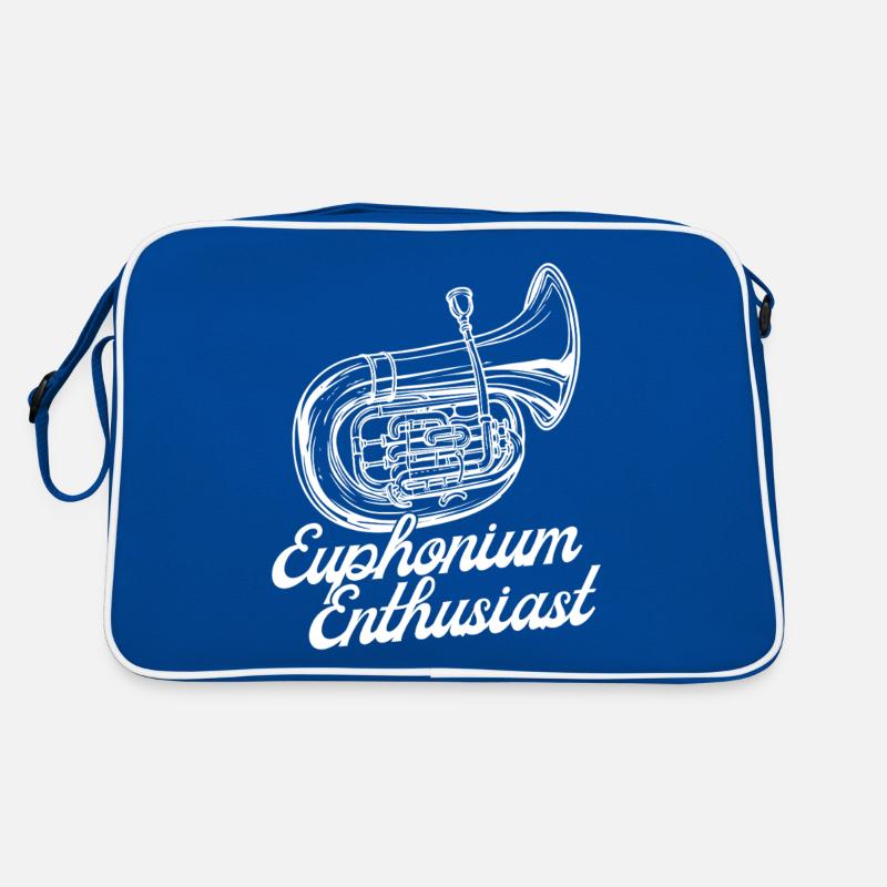 Baritone Player Enthusiast Euphonium Retro Bag