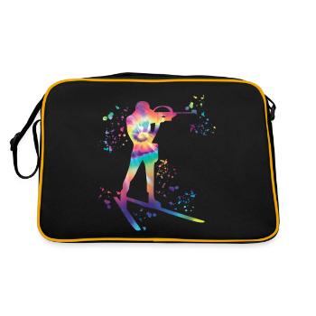 Biathlete Nordic Combined Biathlon - Retro Bag - black/gold - Back