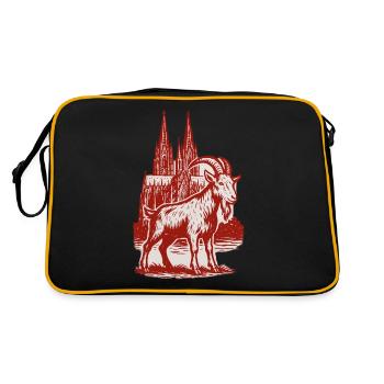 Cologne Geissbock - Retro Bag - black/gold - Back