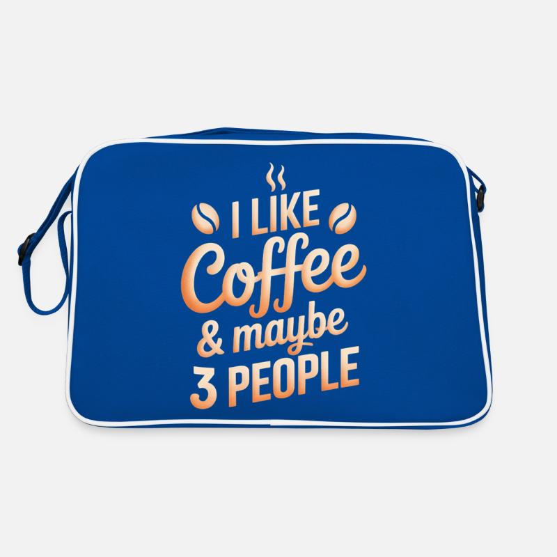Lustiger Kaffee Spruch Sarkasmus Coffee Retro Tasche