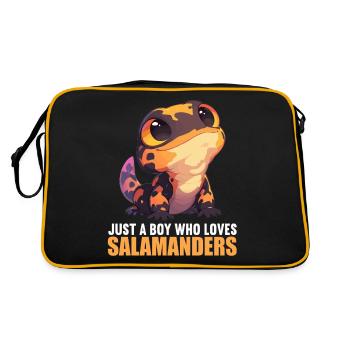 Salamanders Salamander - Retro Bag - black/gold - Back
