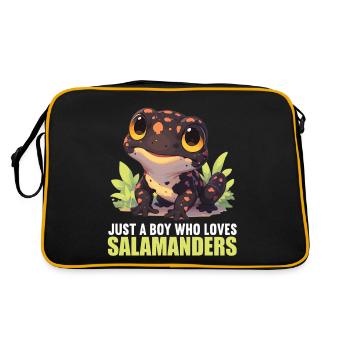 Salamanders Salamander - Retro Bag - black/gold - Back