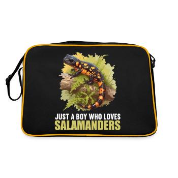 Salamanders Salamander - Retro Bag - black/gold - Back