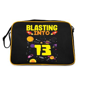 Space Adventure 13 Years - Retro Bag - black/gold - Back