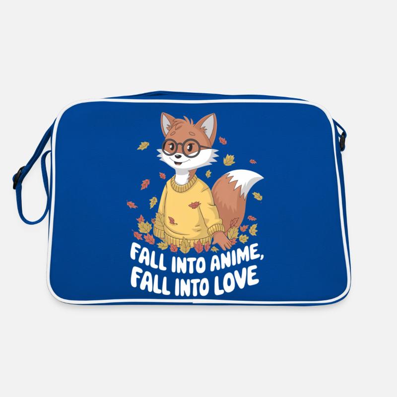 Fall Into Anime Fox Design Retro Tasche