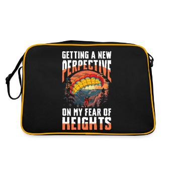 New perspective on my fear of heights - Retro Bag - black/gold - Back