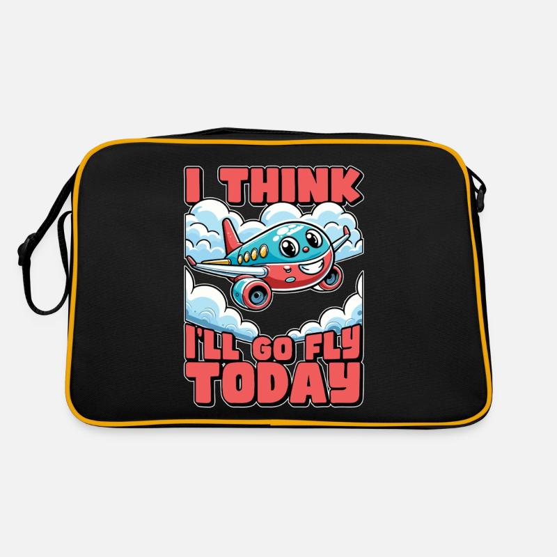 Flight Instructor I Think I'll Go Fly Aviation Retro Bag