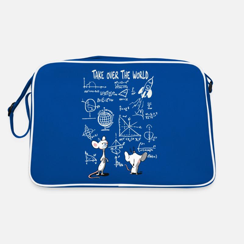 Weltübernahme – Schlauer Mäuse-Masterplan Retro Tasche