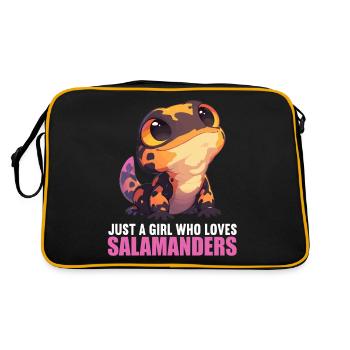 Salamanders Salamander - Retro Bag - black/gold - Back