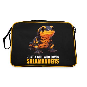 Salamanders Salamander - Retro Bag - black/gold - Back