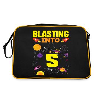 Rocket Adventure Blasting Into 5 - Retro Bag - black/gold - Back