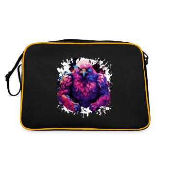 Muscles de musculation Eagle - Sac Retro - noir/or - Dos