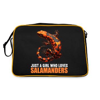 Salamanders Salamander - Retro Bag - black/gold - Back