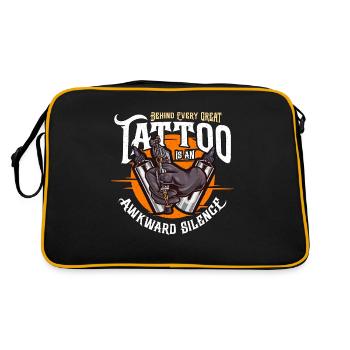Tattoo Artist Behind Every Great Tattoo Studio - Retro Bag - black/gold - Back