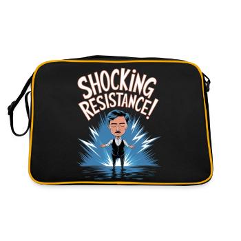 Shocking Resistance Electric Design - Retro Bag - black/gold - Back
